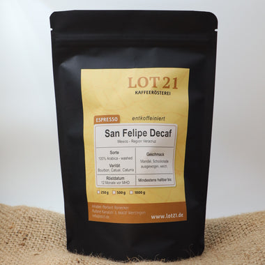 DECAF SAN FELIPE - entkoffeiniert