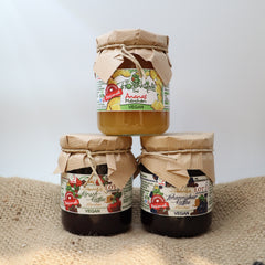 Fruchtaufstrich Marmelade Frucht und Kaffee