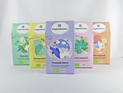 Verschiedene Bio Teesorten