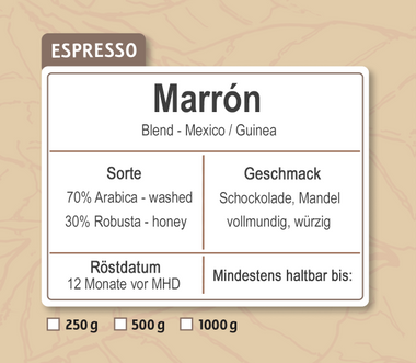 Espresso MÀRRON