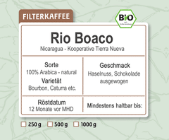Filterkaffee RIO BOACO (BIO)