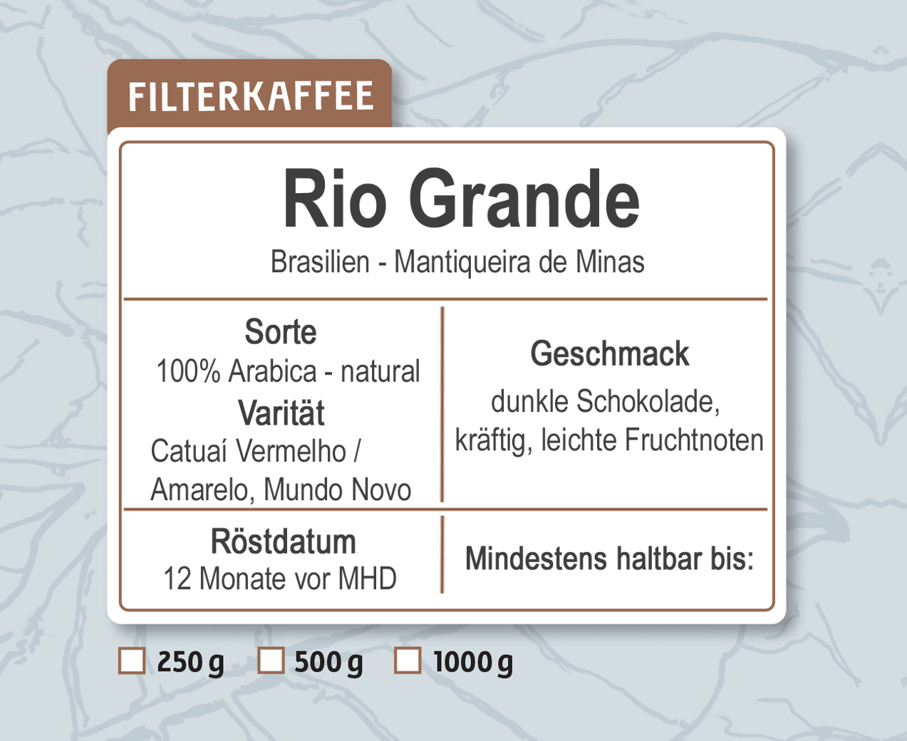 Filterkaffee RIO GRANDE
