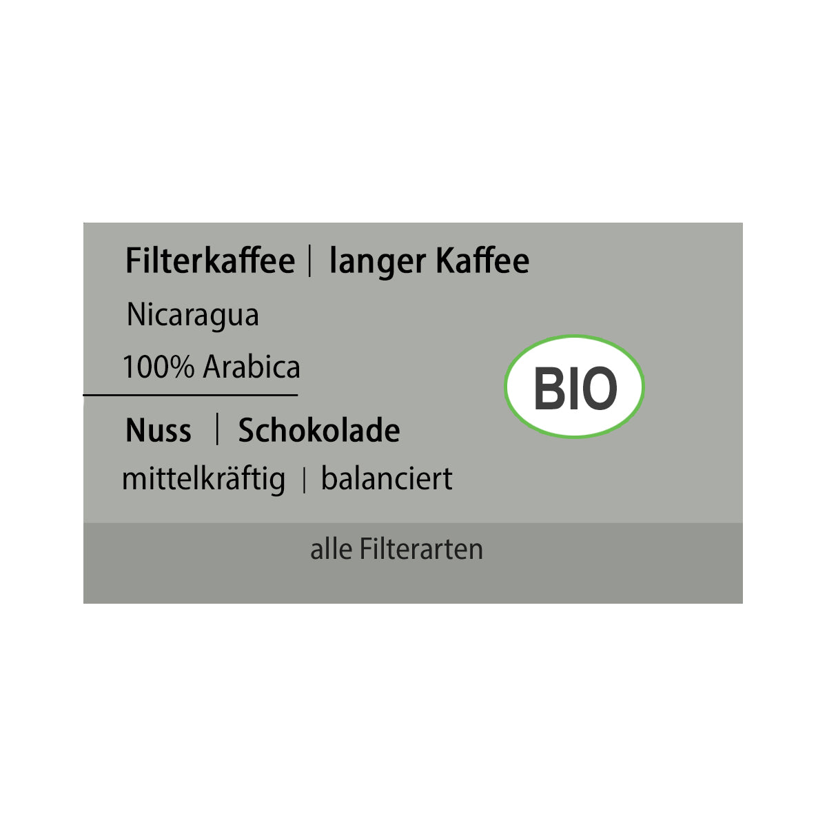 Filterkaffee RIO BOACO (BIO)