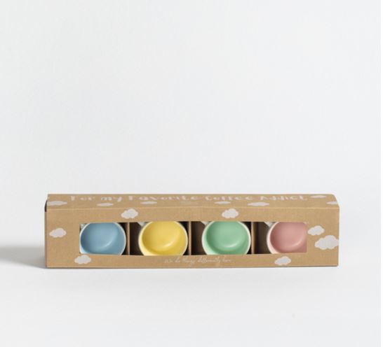 4er Set Espressotassen