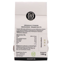 Schokolierde Kaffeebohnen