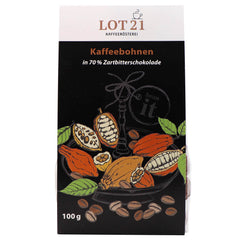 Schokolierde Kaffeebohnen